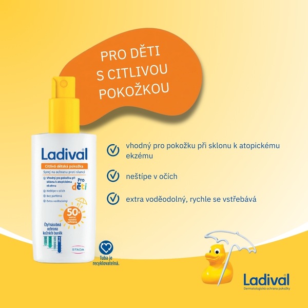 Ladival Dětská citlivá pokožka OF50+ 150 ml