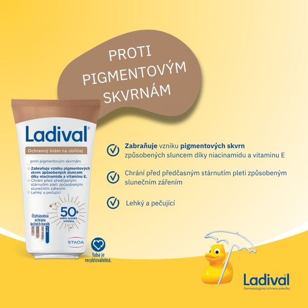 Ladival Ochranný krém na obličej OF50+ 50 ml