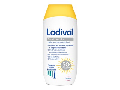 Ladival Suchá pokožka mléko OF50+ 200 ml Ladival Suchá pokožka mléko OF50+ 200 ml