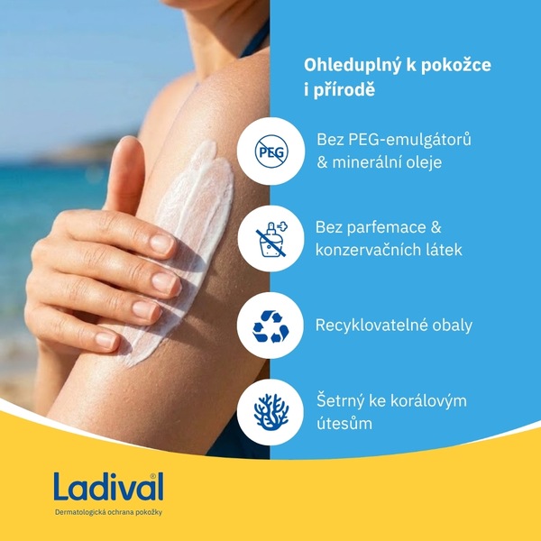 Ladival Suchá pokožka mléko OF50+ 200 ml
