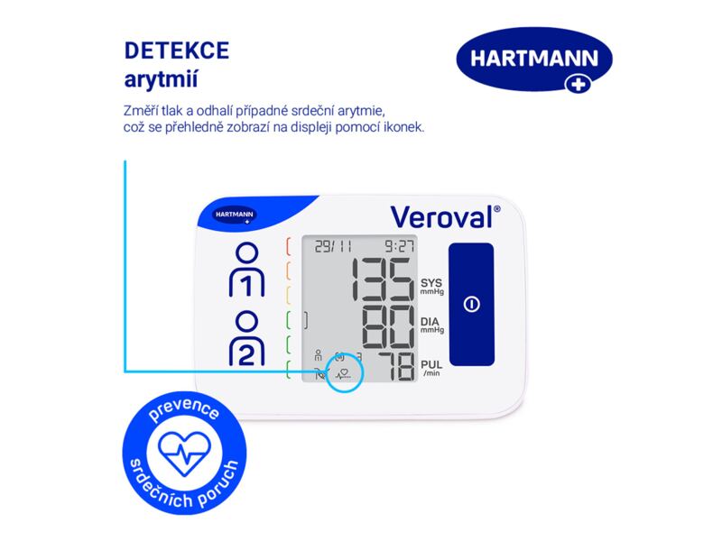 Veroval Compact digitální tonometr pažní s manžetou 22-42 cm