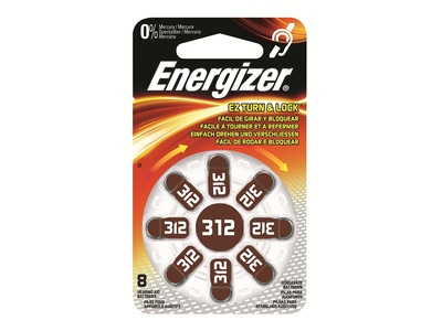 Energizer Zinc Air 312 baterie do naslouchadel 8 ks Energizer Zinc Air 312 baterie do naslouchadel 8 ks