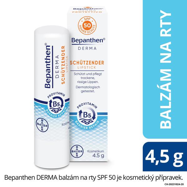 Bepanthen Derma balzám na rty SPF50 4,5 g