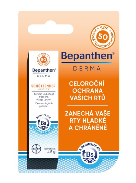 Bepanthen Derma balzám na rty SPF50 4,5 g