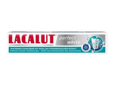 Lacalut Perfect White micelární zubní pasta 75 ml Lacalut Perfect White micelární zubní pasta 75 ml