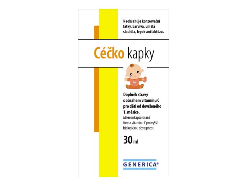 Céčko kapky pro děti od 1 m+ Generica 30 ml Céčko kapky pro děti od 1 m+ Generica 30 ml