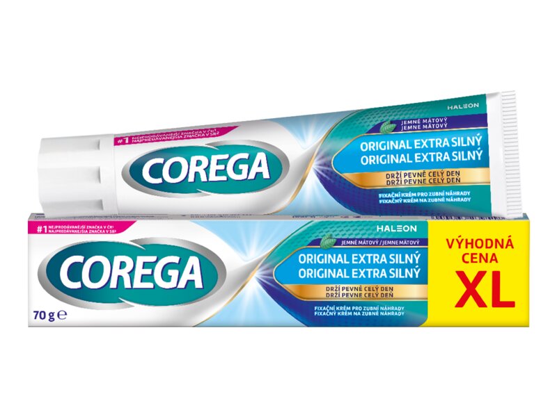 Corega Original extra silný fixační krém XL 70 g Corega Original extra silný fixační krém XL 70 g