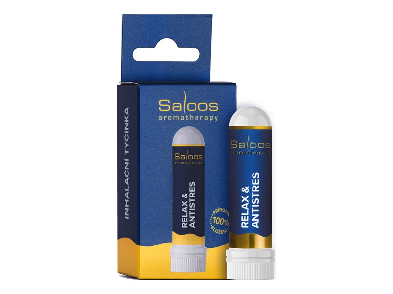 Saloos Inhalační tyčinka Relax a Antistres 1 ks Saloos Inhalační tyčinka Relax a Antistres 1 ks