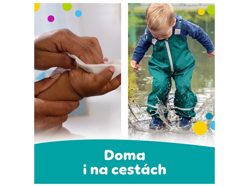 Pampers Fresh Clean vlhčené ubrousky 12 x 52 ks