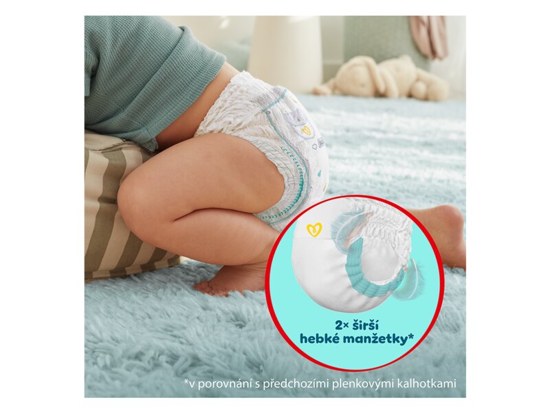 Pampers Pants Premium Care plenkové kalhotky vel. 4 (9 - 15 kg) 114 ks