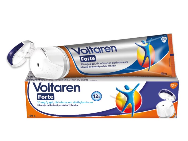 Voltaren Forte 20 mg/g gel proti bolesti 180 g