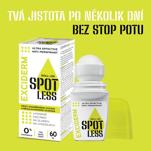 Exciderm Spotless antiperspirant roll-on při nadměrném pocení 60 ml