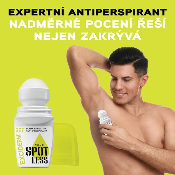 Exciderm Spotless antiperspirant roll-on při nadměrném pocení 60 ml Exciderm Spotless antiperspirant roll-on při nadměrném pocení 60 ml