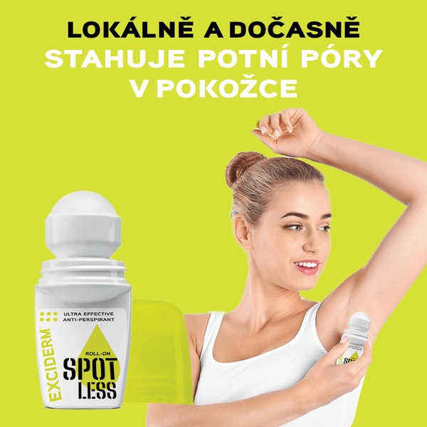 Exciderm Spotless antiperspirant roll-on při nadměrném pocení 60 ml Exciderm Spotless antiperspirant roll-on při nadměrném pocení 60 ml