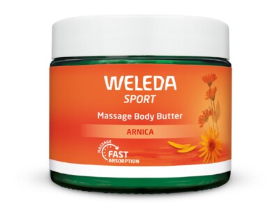 Weleda Arnikové masážní tělové máslo 150 ml Weleda Arnikové masážní tělové máslo 150 ml