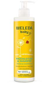 Weleda Baby Měsíčkový mycí krém a šampon 400 ml Weleda Baby Měsíčkový mycí krém a šampon 400 ml