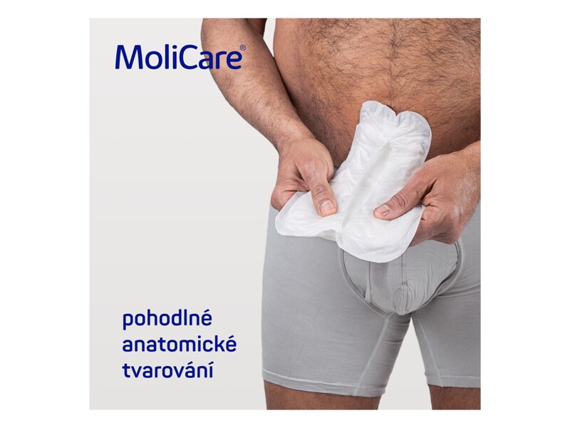 MoliCare Men Absorpční vložky 4 kapky Duopack 2x14 ks