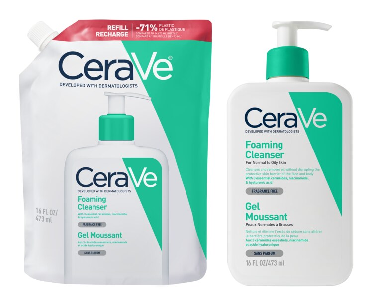 CeraVe Čisticí pěnicí gel náplň 473 ml CeraVe Čisticí pěnicí gel náplň 473 ml