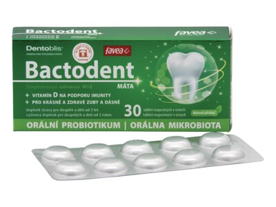 Favea Bactodent máta 30 tablet Favea Bactodent máta 30 tablet