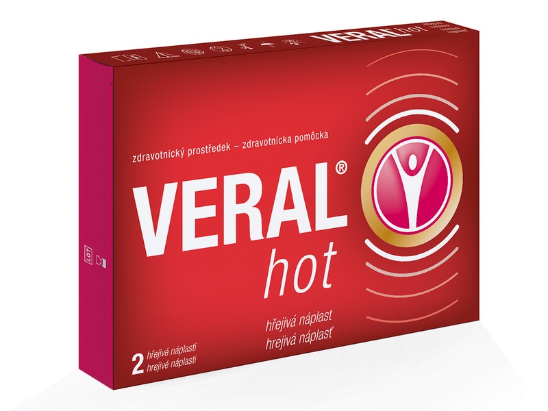 Veral Hot hřejivá náplast 2 ks