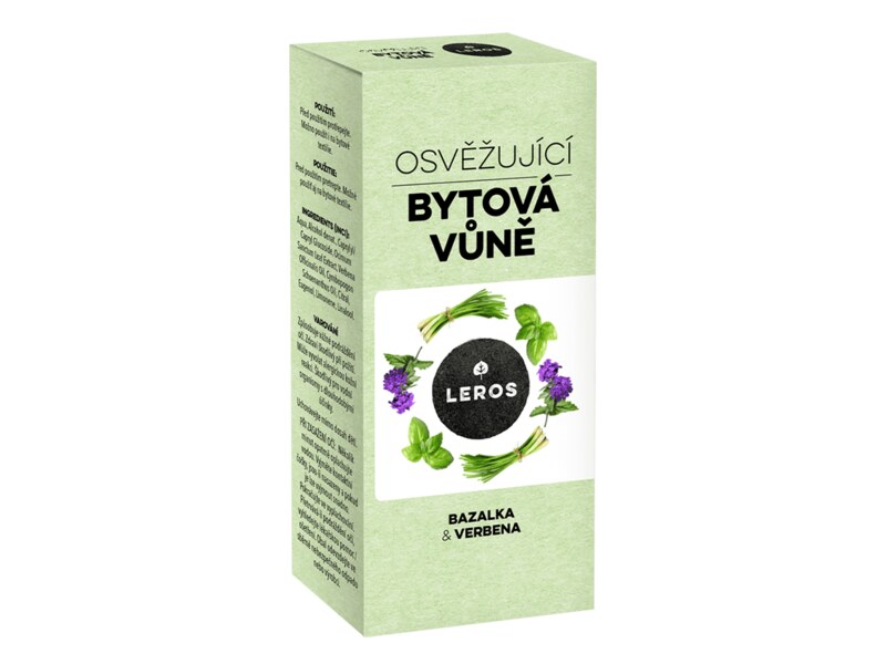 Leros Bytová vůně Osvěžující - bazalka a verbenal 100 ml