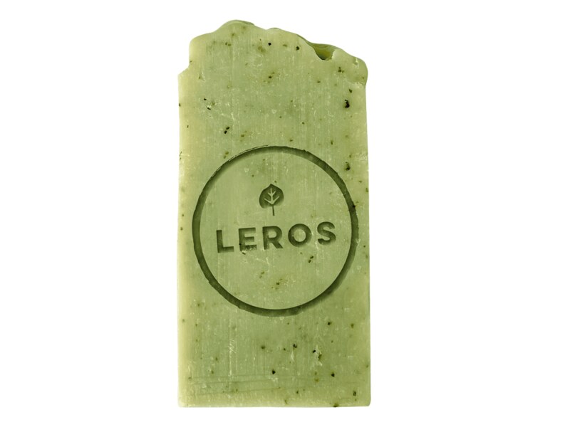 Leros Pečující mýdlo - bazalka a verbena 90 g Leros Pečující mýdlo - bazalka a verbena 90 g