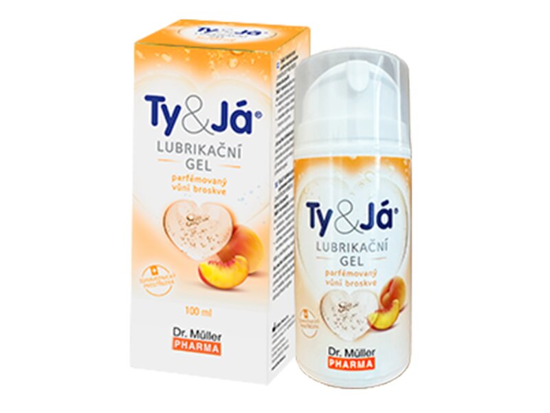 Ty & Já Lubrikační gel parfémovaný vůní broskve 100 ml