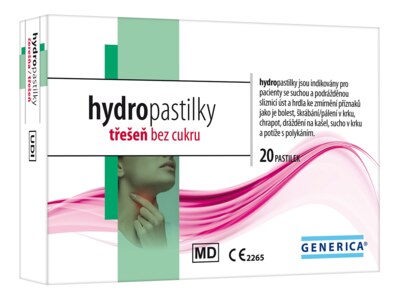 Hydropastilky Třešeň bez cukru Generica 20 ks