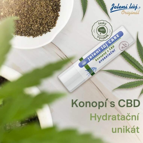 Jelení lůj Care Hydratační konopný s CBD 4,5 g