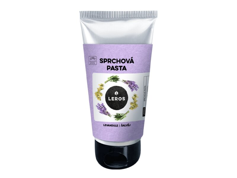 Leros Sprchová pasta - levandule a šalvěj 130 ml