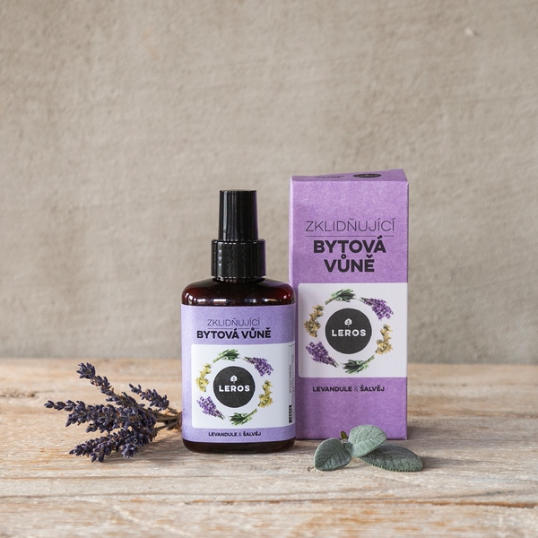 Leros Bytová vůně Zklidňující - levandule a šalvěj 100 ml
