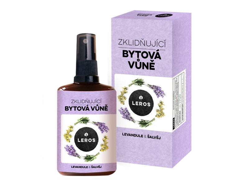 Leros Bytová vůně Zklidňující - levandule a šalvěj 100 ml