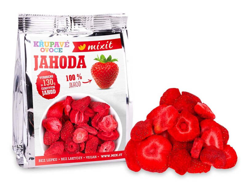 Mixit Křupavé ovoce do kapsy Jahoda 13 g