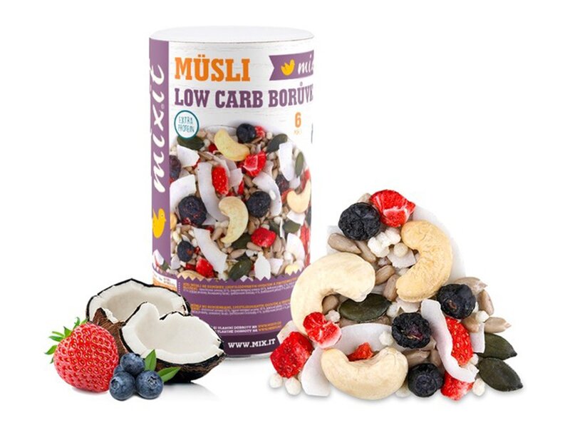 Mixit Musli Low Carb Borůvka 400 g