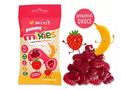 Mixit Ovocné Mixies Jahoda a banán 35 g