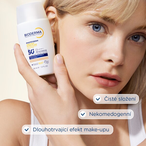 Bioderma Photoderm XDefense tónovaná ultrafluidní ochrana SPF50+ velmi světlá 40 ml