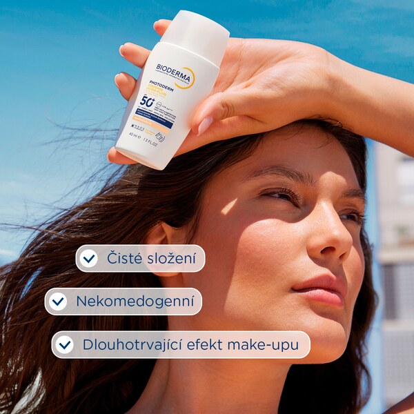 Bioderma Photoderm XDefense tónovaná ultrafluidní ochrana SPF50+ světlá 40 ml