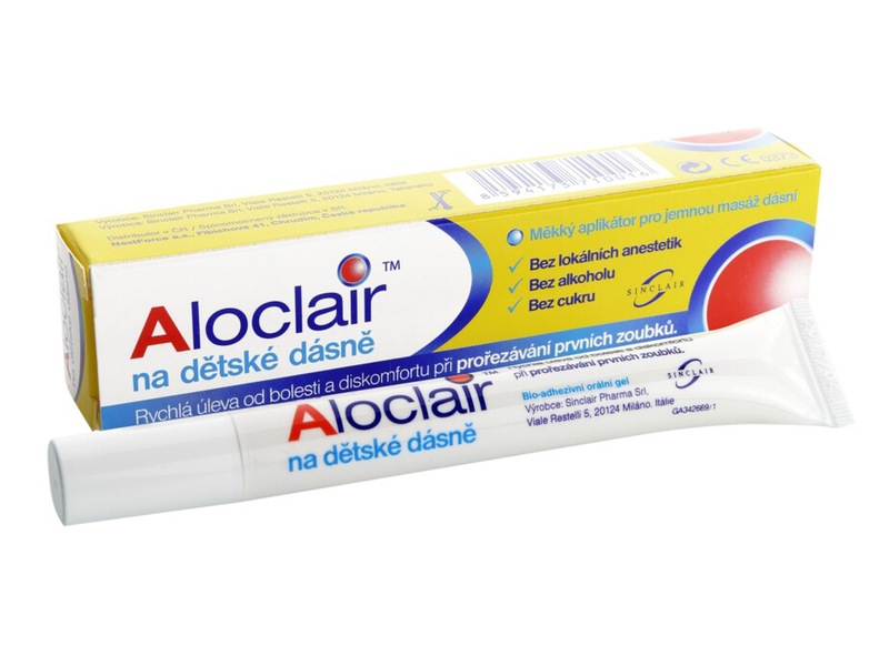 Aloclair gel na dětské dásně 10 ml