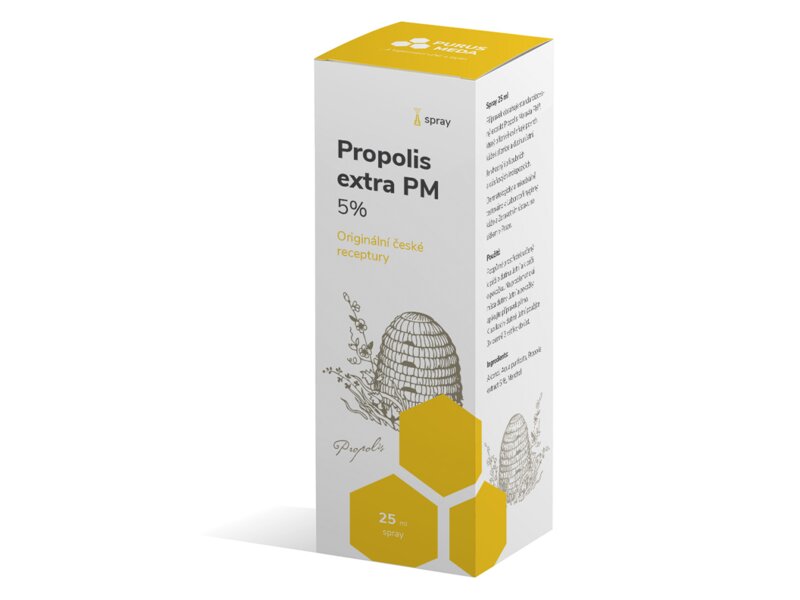 Propolis Extra PM 5% sprej 25 ml Propolis Extra PM 5% sprej 25 ml