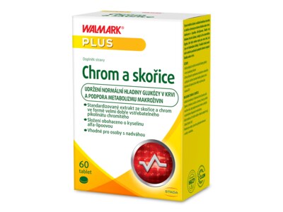 Walmark Chrom a skořice 60 tablet Walmark Chrom a skořice 60 tablet