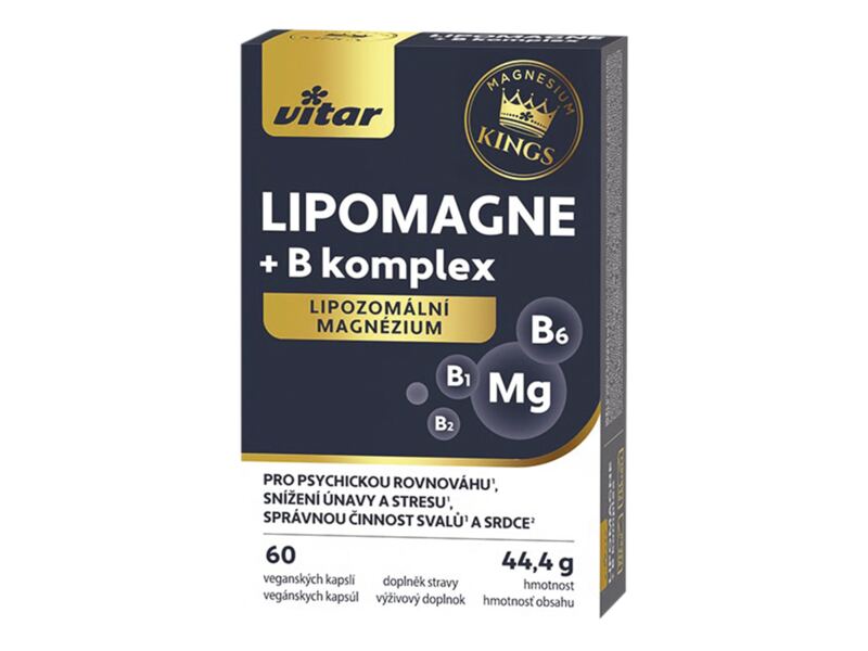 Vitar Lipomagne + B-komplex 60 kapslí