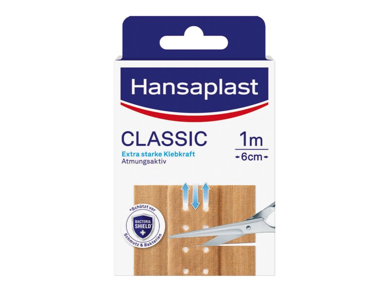 Hansaplast Classic textilní náplast 1 m x 6 cm