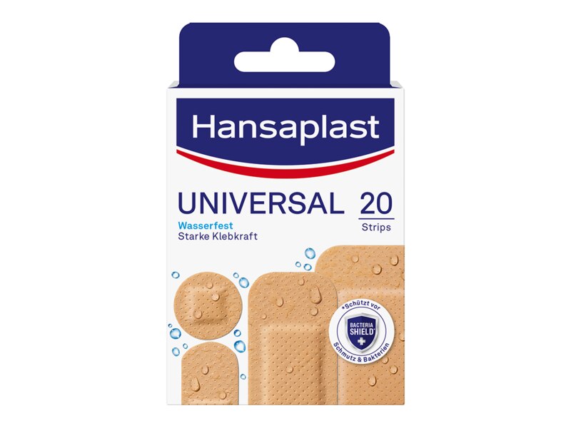 Hansaplast Universal voděodolná náplast 20 ks