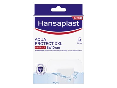 Hansaplast Aqua protect XXL náplast sterilní 8x10 cm 5 ks