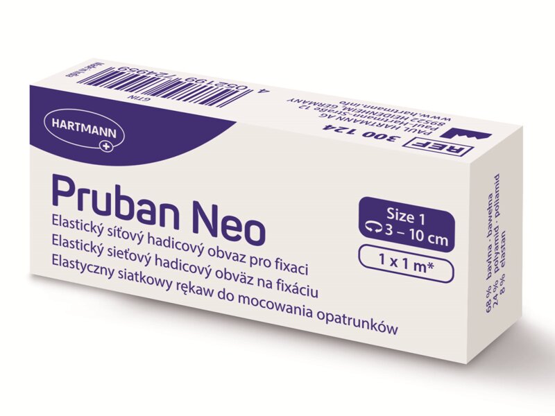 Pruban Neo Elastický hadicový obvaz č.1 - 3-10 cm x 1 m 1 ks