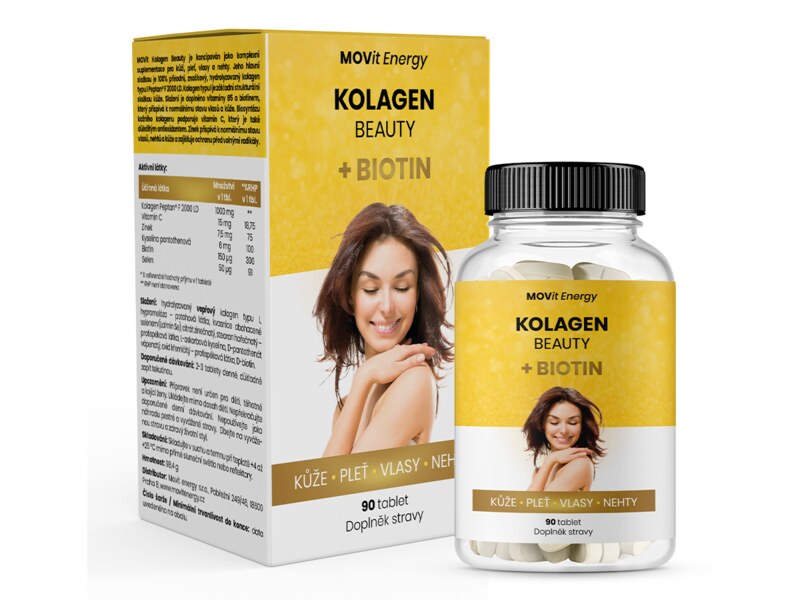 MOVit Kolagen Beauty + Biotin 90 tablet