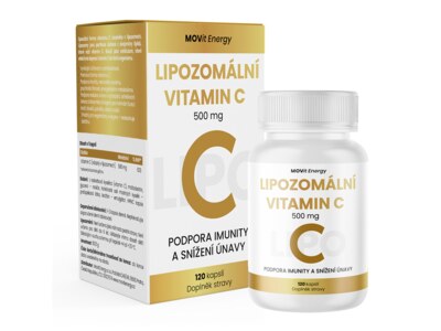 MOVit Lipozomální Vitamin C 500 mg 120 kapslí MOVit Lipozomální Vitamin C 500 mg 120 kapslí