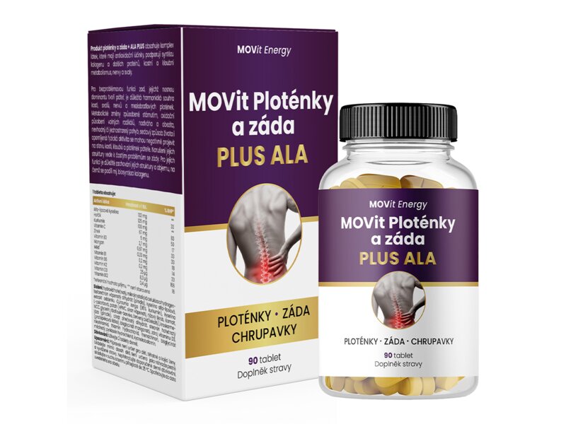 MOVit Ploténky a záda Plus ALA 90 tablet