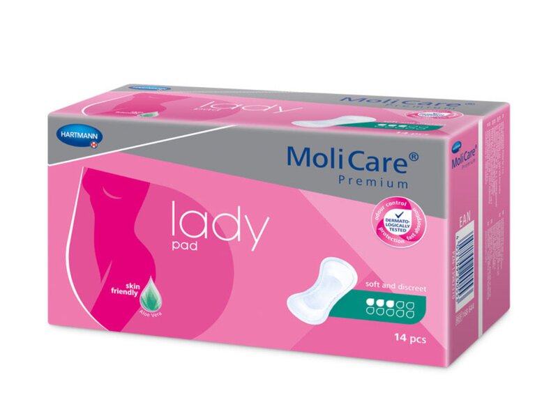 MoliCare Premium Lady 2 kapky inkontinenční vložky 14 ks