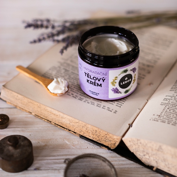 Leros Hydratační tělový krém - levandule a šalvěj 200 ml